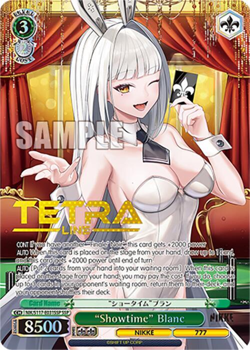 BGS 10 Weiss Schwarz ショータイム　ブラン　SP Weiss Schwarz/Goddess of Victory: Nikke]