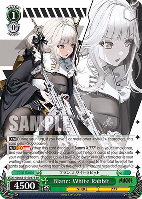 Weiss Schwarz　NIKKE　RRR,SR　50枚 PSA 10 Weiss Schwarz NIKKE NOIR BLANC Bunny X 777 RRR + Foil