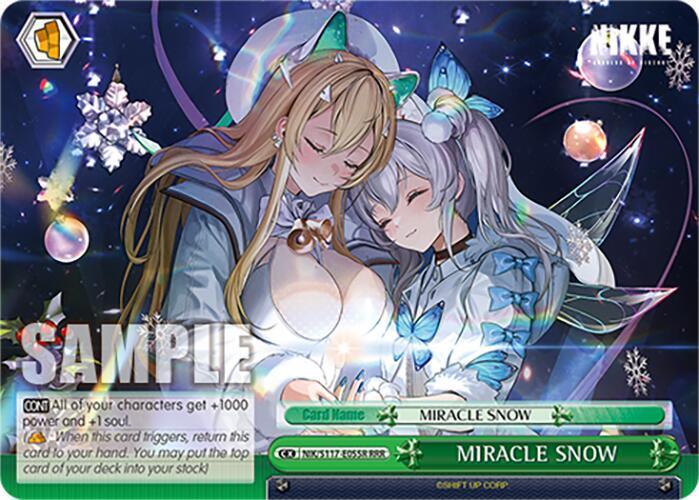 MIRACLE SNOW (RRR) - GODDESS OF VICTORY: NIKKE - Weiss Schwarz
