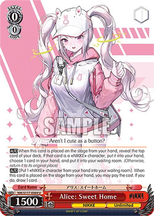 Alice: Sweet Home - GODDESS OF VICTORY: NIKKE - Weiss Schwarz