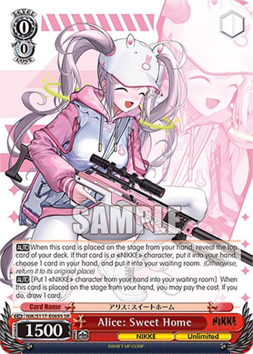 Alice: Sweet Home (SR) - GODDESS OF VICTORY: NIKKE - Weiss Schwarz