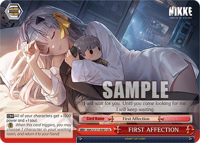FIRST AFFECTION - GODDESS OF VICTORY: NIKKE - Weiss Schwarz