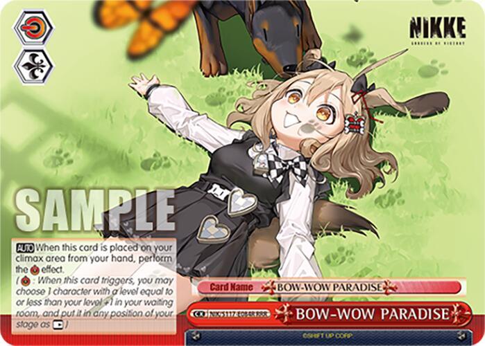 BOW-WOW PARADISE (RRR) - GODDESS OF VICTORY: NIKKE - Weiss Schwarz