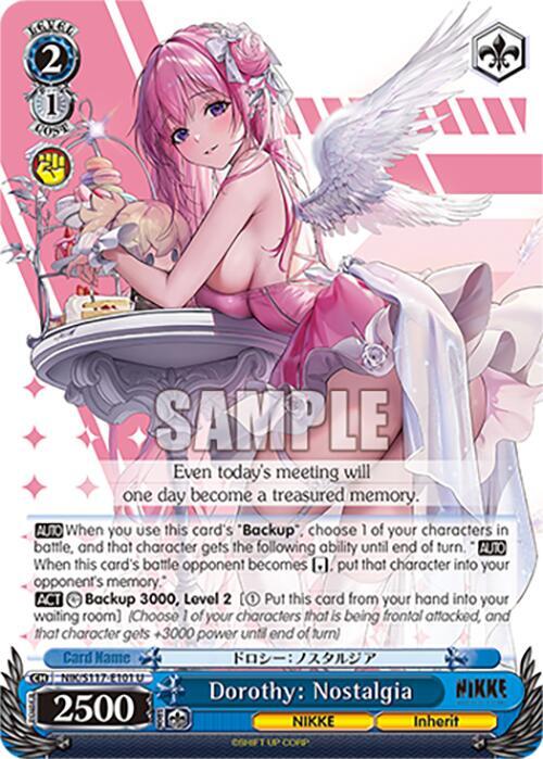 Dorothy: Nostalgia - GODDESS OF VICTORY: NIKKE - Weiss Schwarz