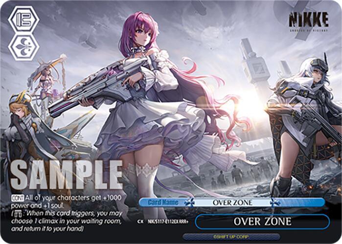 ヴァイス　nikke over zone rrr+ OVER ZONE (RRR+) - GODDESS OF VICTORY: NIKKE - Weiss Schwarz
