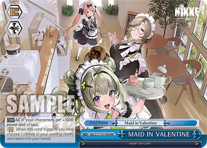 MAID IN VALENTINE (RRR) - GODDESS OF VICTORY: NIKKE - Weiss