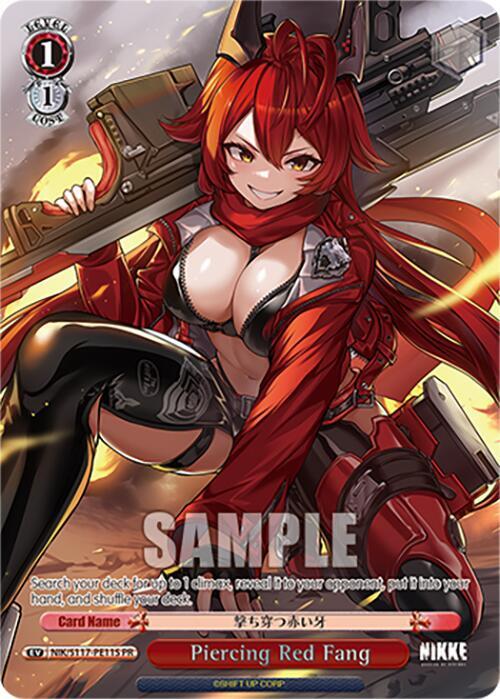 Piercing Red Fang (PR) (Foil) - GODDESS OF VICTORY: NIKKE - Weiss