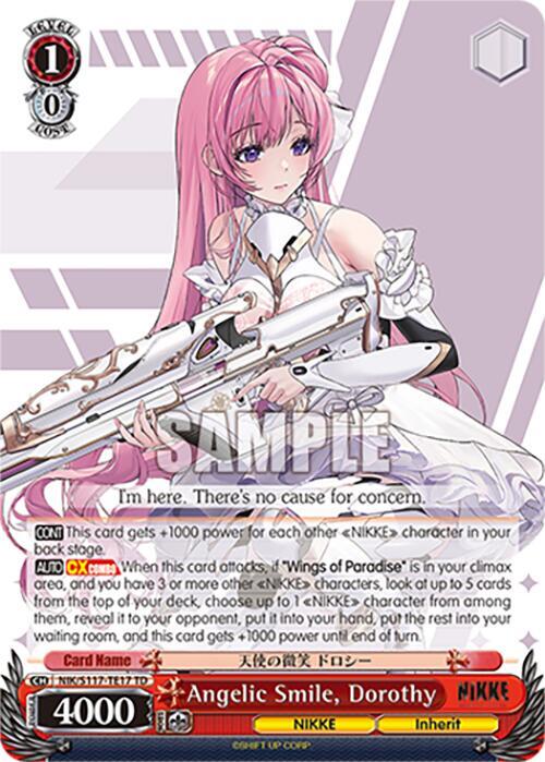 Angelic Smile, Dorothy - GODDESS OF VICTORY: NIKKE - Weiss Schwarz
