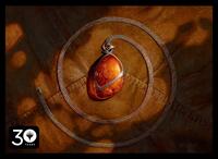 Wizards of the Coast Card Sleeves 30th Anniversary: Mox Amber Limited Card Sleeves for Magic (80-Pack)