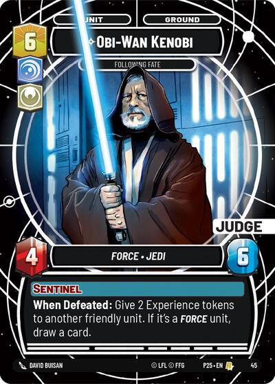 Obi-Wan Kenobi - Following Fate card