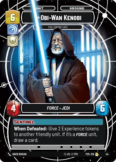 Obi-Wan Kenobi - Following Fate card