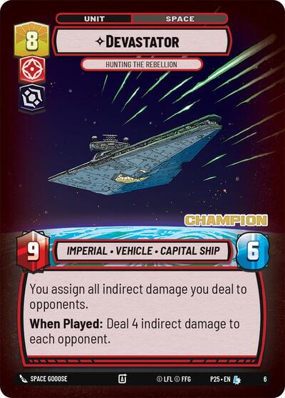 Devastator - Hunting the Rebellion (Champion) card