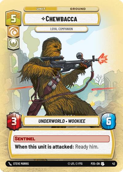 Chewbacca - Loyal Companion card