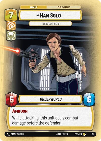 Han Solo - Reluctant Hero card