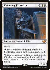Cemetery Protector - Promo Pack: Aetherdrift - Magic: The Gathering card