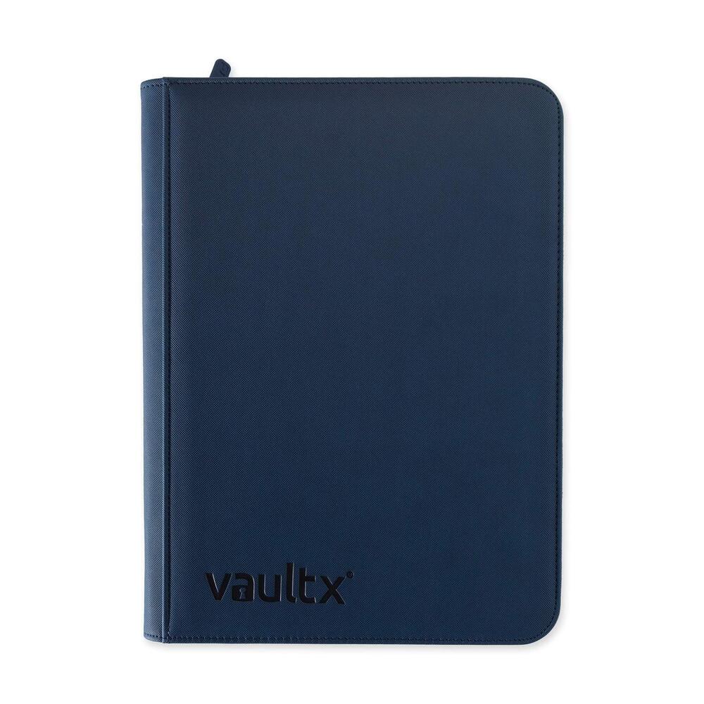 Vault X Zip Binder Exo-Tec - Blue 9 Pocket - Vault X Card Binders