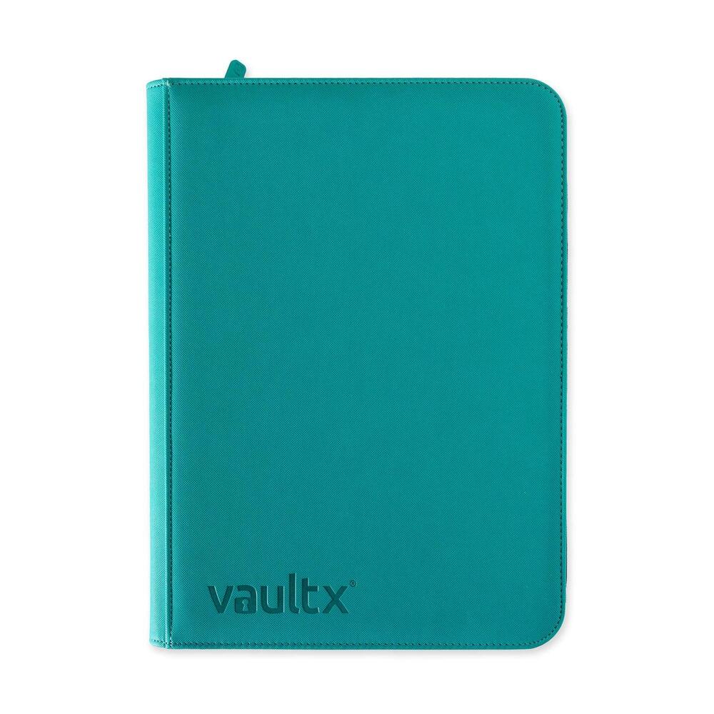Vault X Zip Binder Exo-Tec - Teal 9 Pocket - Vault X Card Binders