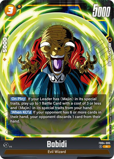 Babidi (Limited Pack 01) card