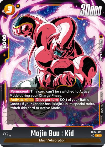 Majin Buu : Kid (Limited Pack 01) card