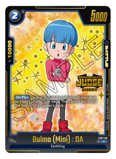 Bulma (Mini) : DA (Judge Pack (Event Judge) 03) card