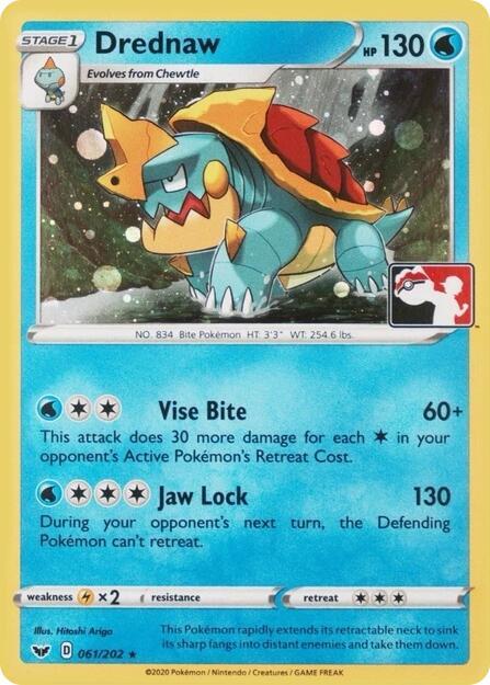 Drednaw - 061/202 (League Promo) 061/202 from League & Championship Cards