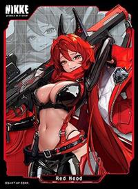Movic Imported Card Sleeves Chara Sleeve Collection Matte Series No.MT2056: Goddess of Victory: Nikke - Red Hood (65-Pack) #MT2056