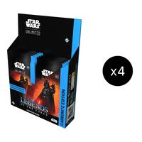 star wars unlimited legends of the force carbonite booster box Trading Card Game Prerelease 6 Packs Exclusive Promo Cards Fantasy Flight Games Each pack contains approximately Star Wars Unlimited Carbonite Booster