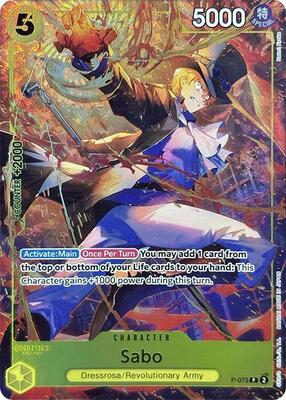 刻印入りサボ SR-SP (ONE PIECE CARD THE BEST) ONE PIECE CARD GAME/☆Promotional Cards]Sabo ST13-001 Foil
