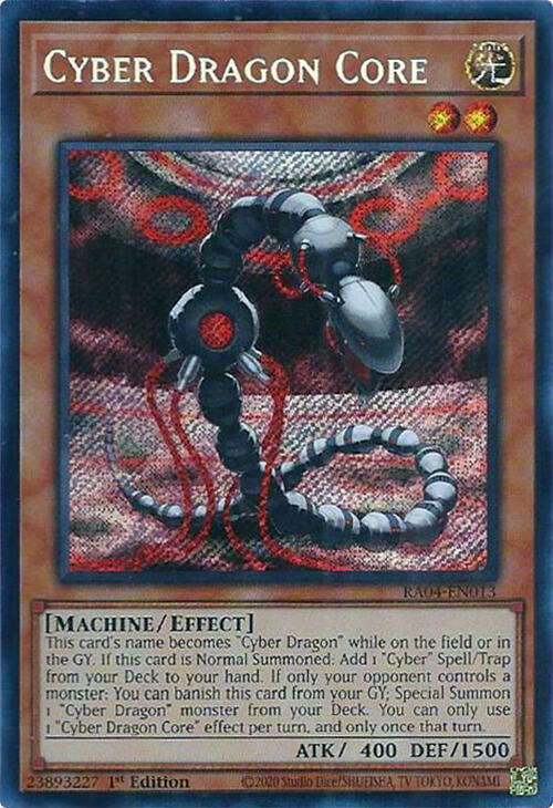 Cyber Dragon Core (Secret Rare) - Quarter Century Stampede