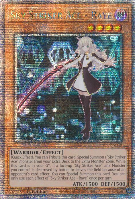 Sky Striker Ace - Raye (Quarter Century Secret Rare) - Quarter