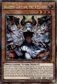 Blazing Cartesia, the Virtuous (New Art) (Quarter Century Secret Rare) - Quarter Century Stampede