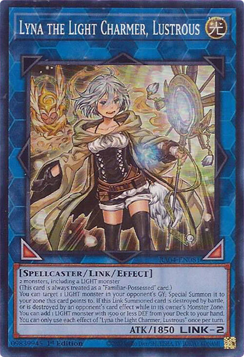 遊戯王 2021 LYNA/LIGHT.CHMR.LSTRS. ライナ　プリシク Lyna the Light Charmer, Lustrous - Quarter Century Stampede