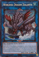 Worldsea Dragon Zealantis (Secret Rare) - Quarter Century Stampede
