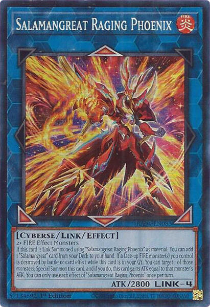 Salamangreat Raging Phoenix - Quarter Century Stampede - YuGiOh