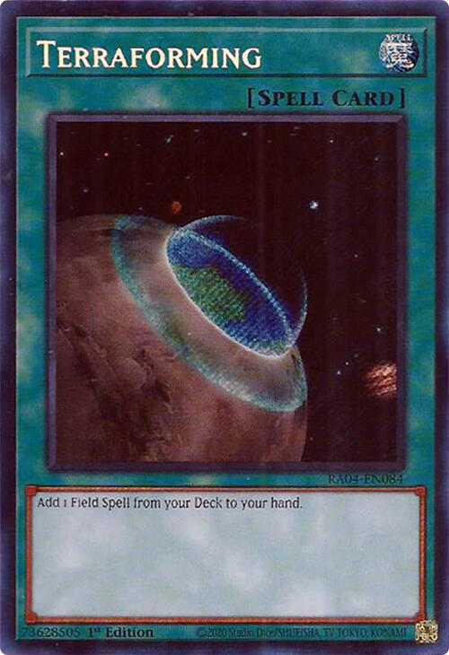 Terraforming (Secret Rare) - Quarter Century Stampede - YuGiOh