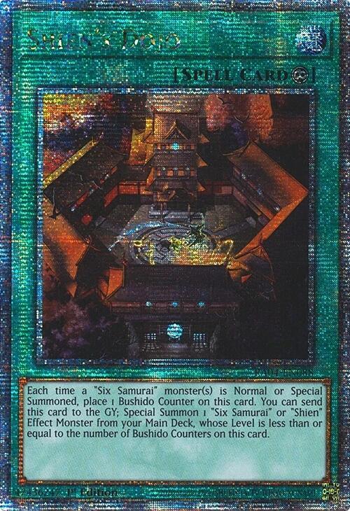 Shien's Dojo (Quarter Century Secret Rare) - Quarter Century