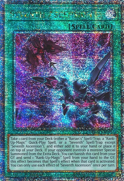 Seventy Seven　azure. Seventh Ascension (Quarter Century Secret Rare) - Quarter