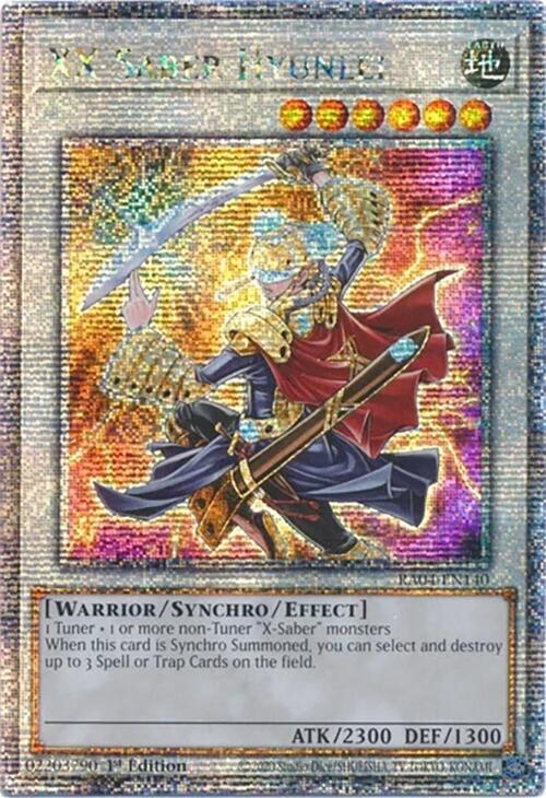 XX-Saber Hyunlei (Quarter Century Secret Rare) - Quarter