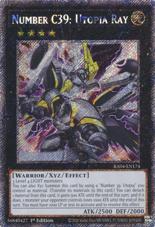 thumbnail image 2 of Yu-Gi-Oh! Token (Yuma & Number 39: Utopia) - Secret Rare QCDB-JPT17 25th Duelist Box 2 of 6