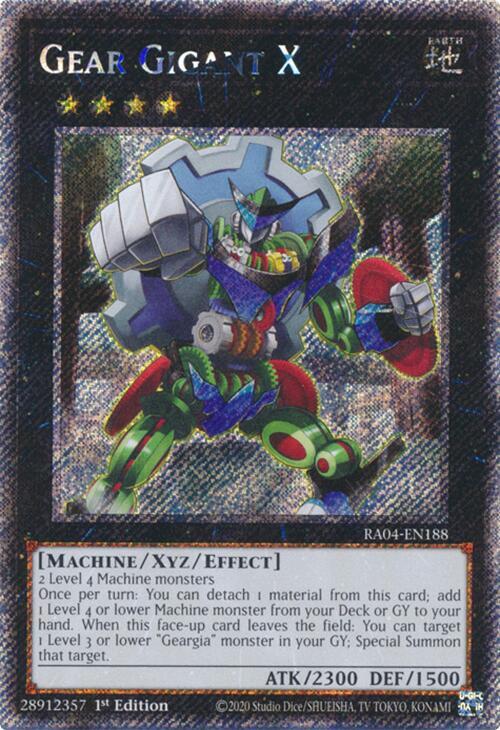 Gear Gigant X (Platinum Secret Rare) - Quarter Century Stampede