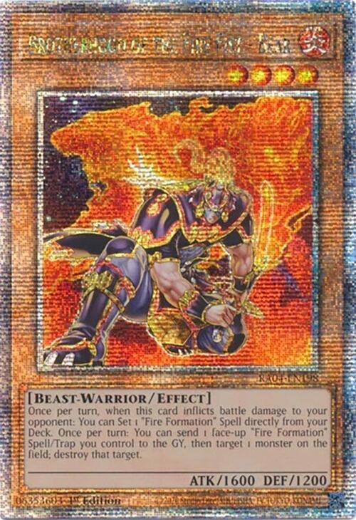 ファイヤーバトル Brotherhood of the Fire Fist - Bear (Quarter Century Secret Rare