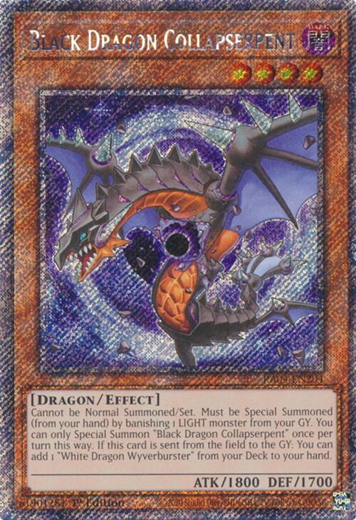 Black Dragon Collapserpent (Platinum Secret Rare) - Quarter