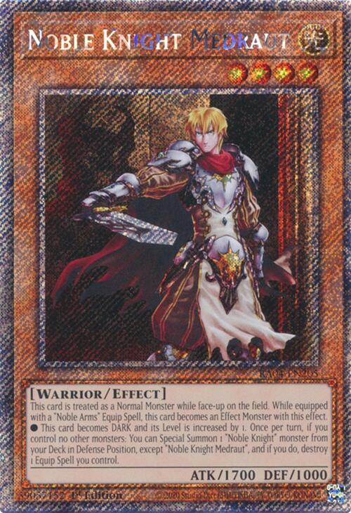 Noble Knight Medraut (Platinum Secret Rare) - Quarter Century