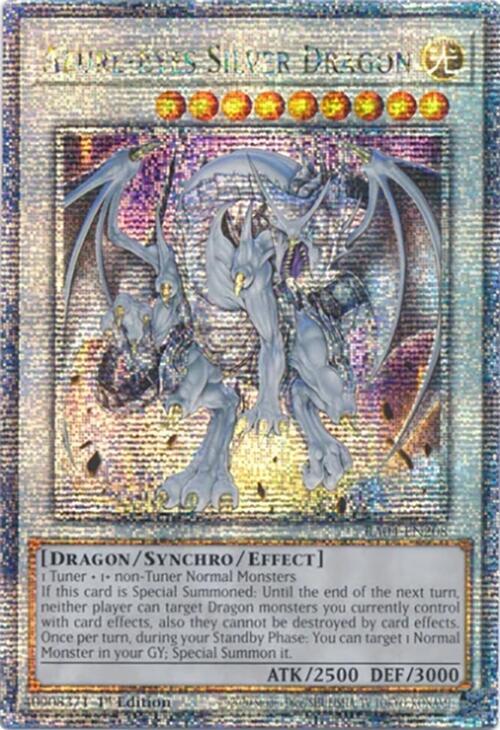 Azure-Eyes Silver Dragon (Quarter Century Secret Rare) - Quarter