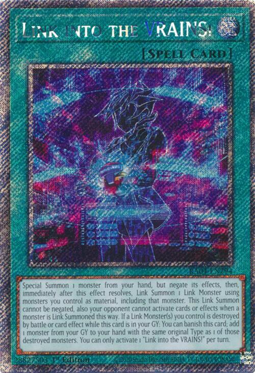 Link into the VRAINS! (Platinum Secret Rare) - Quarter Century