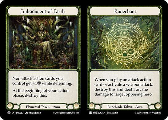Embodiment of Earth // Runechant // Embodiment of Lightning