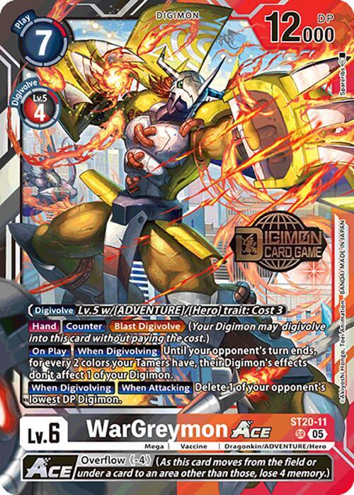 WarGreymon ACE - Starter Deck 20: Protector of Light Release Event