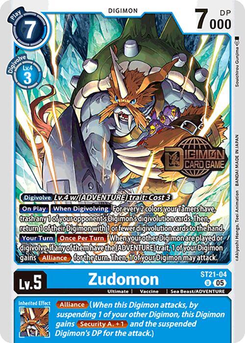 Zudomon - Starter Deck 21: Hero of Hope Release Event Cards
