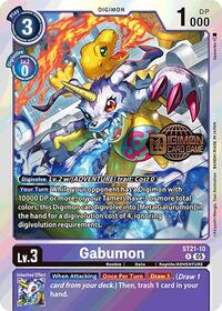 Gabumon (Starter Deck 21: Hero of Hope Release Event Cards)
