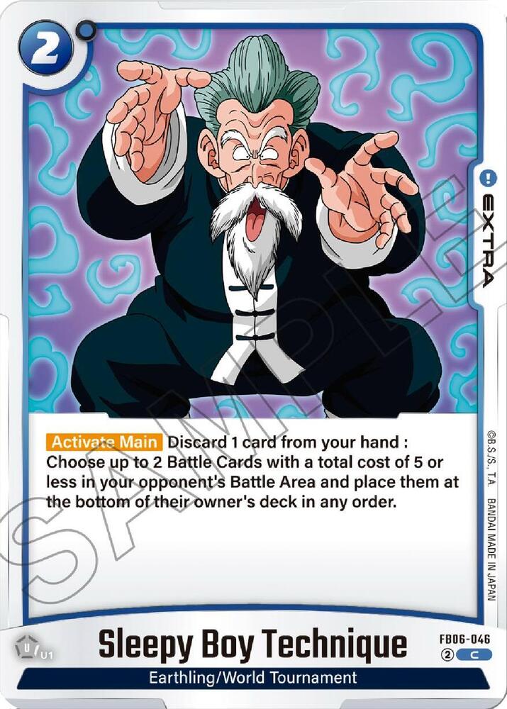 Sleepy Boy Technique - Rivals Clash - Dragon Ball Super: Fusion